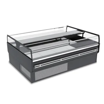 2.5*1.9*0.9m Meat Fridge freezers Supermarket Cabinet Island freezer