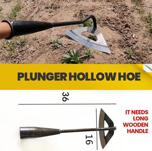 New product Garden Tool Hand Shovel Weed Puller Small Hollow Triangle Hoe Garden Weeding
