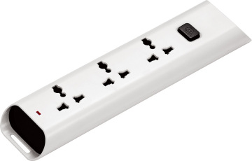 Chave mestre tomada de extensão universal de 3 vias