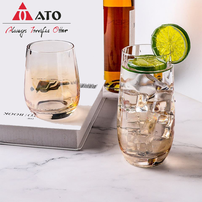 ATO Milk Mug Water Glass Tumblers For Glassware