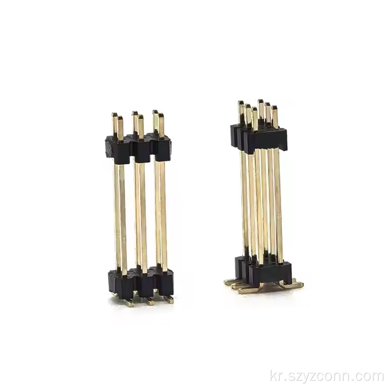 2.0mm 핀 헤더 이중 행 이중 플라스틱