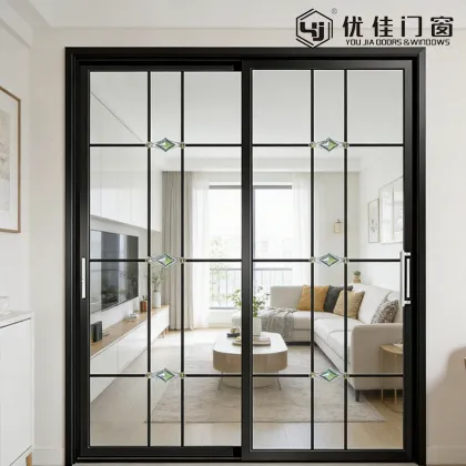 Kitchen Slim Frame Glass Sliding Door