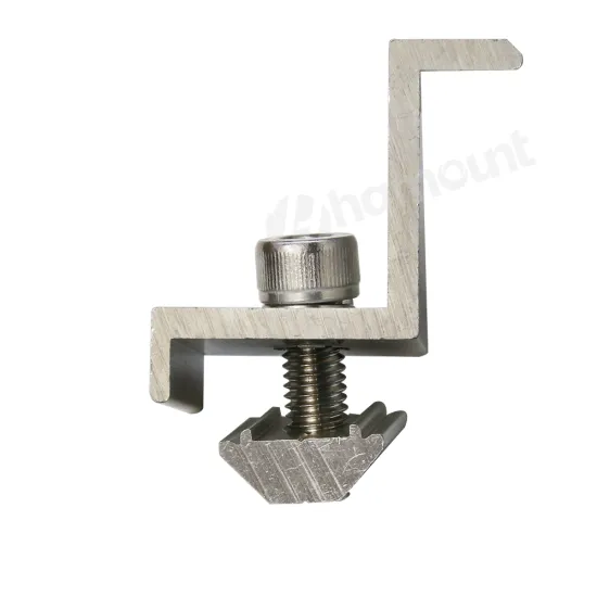 Solar Panel Mount End Clamp Rail Fixing Bracket" could be simplified to "Solar Panel Mount End Clamp Rail Bracket" for a search engine title, but if we need to keep it concise while retaining key information, "Solar Panel Mount Clamp Rail Bracket" would b