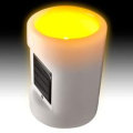 Velas de cementerio solar LED impermeable al aire libre