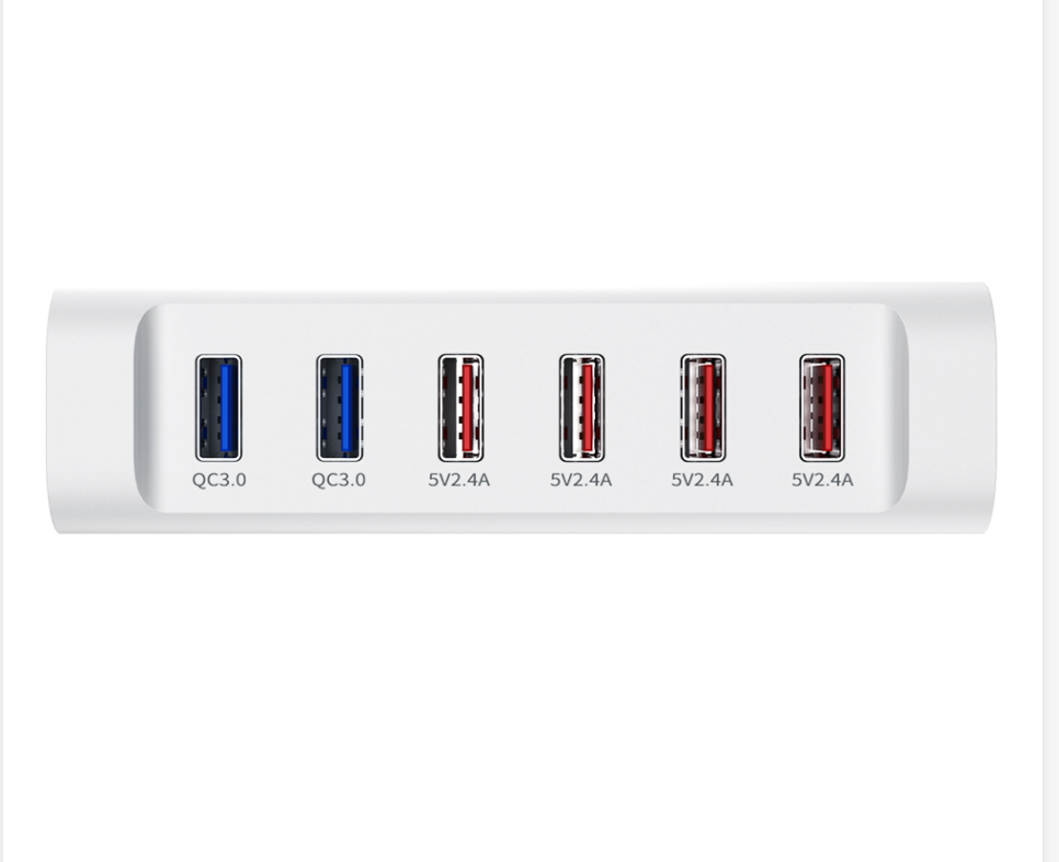 Multi Charger USB Station 6 Ports