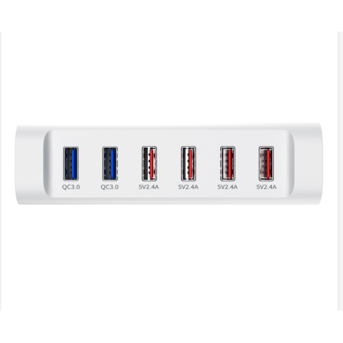 USB-Heimladegerät mit 6-Port-Multi-USB-Adapter