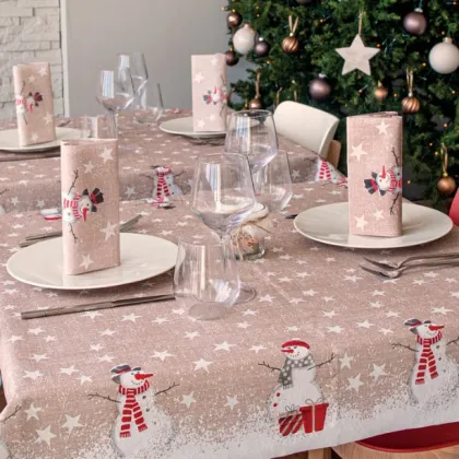 Tovagliato Aria Monouso a Tema Natalizio AIRLAID DRY PAPER TABLECLOTH