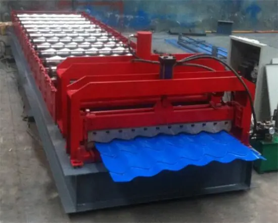 Hard chrome coated metal roofing tile molding machine