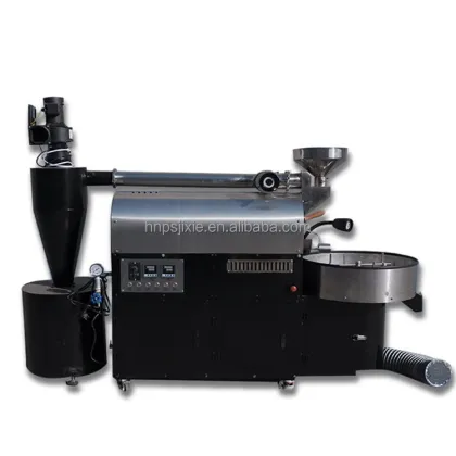 Automatic Coffee Bean and Cocoa Bean Roaster Machine - Commercial Coffee Bean Making Plant