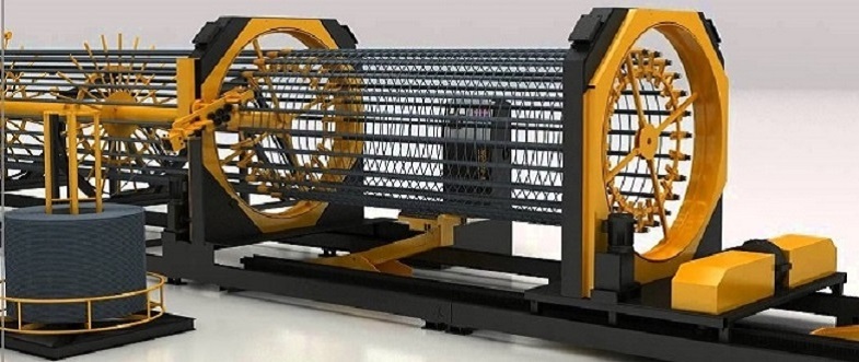 steel rebar cage making machine