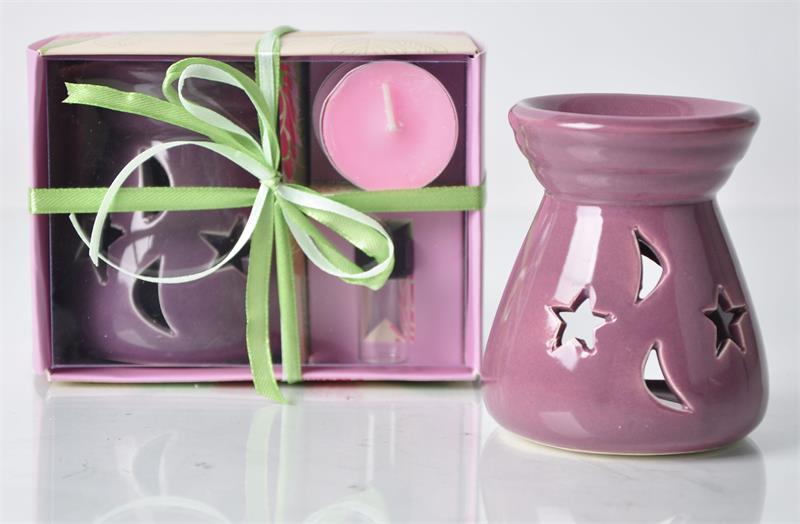 Scented Candle with Holder Essential Oil