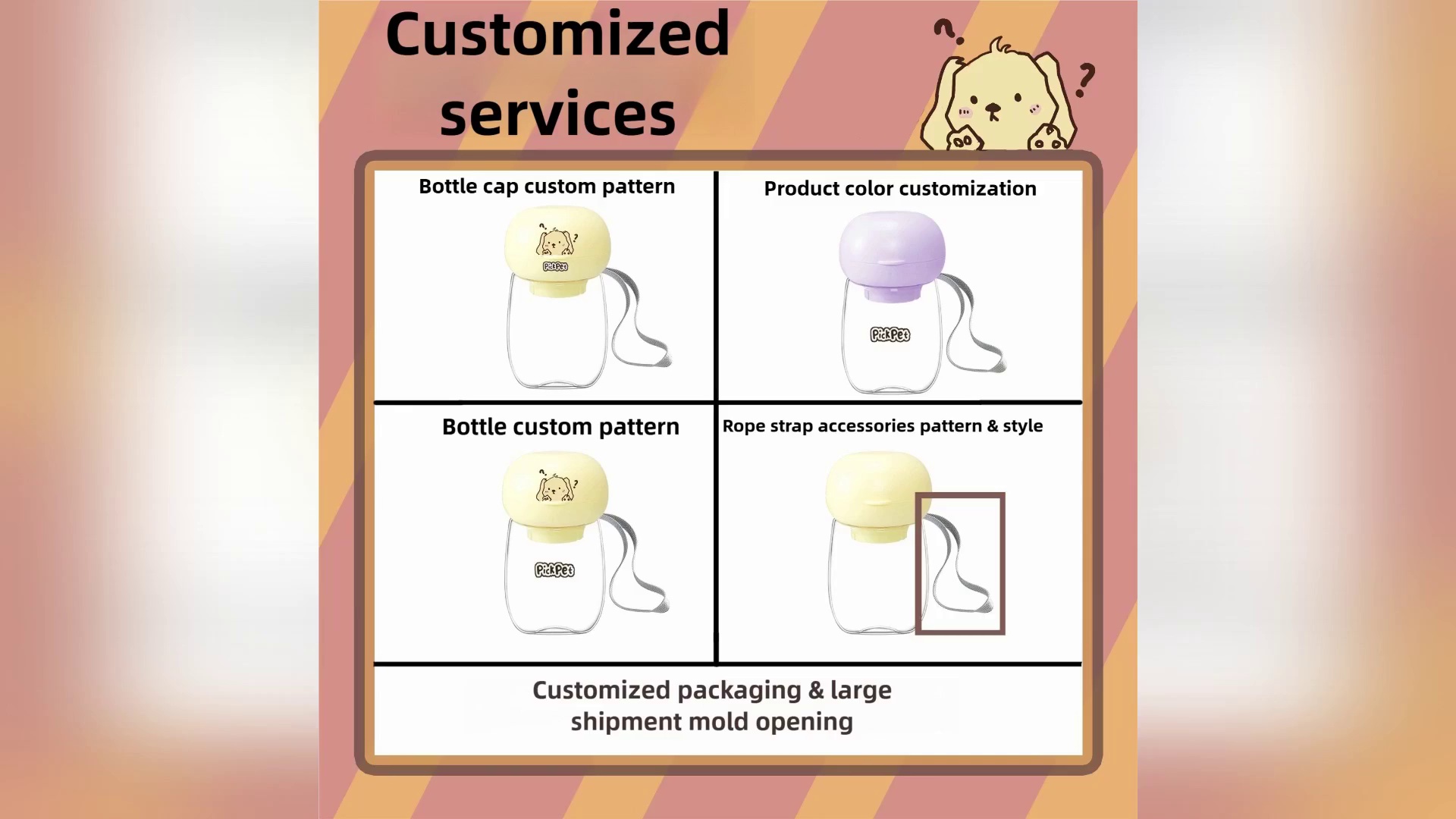 Portable Pet Water Bottle for Dogs and Cats