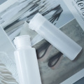 زجاجة غسول الجسم مستديرة بلاستيكية مخصصة غطاء الوجه