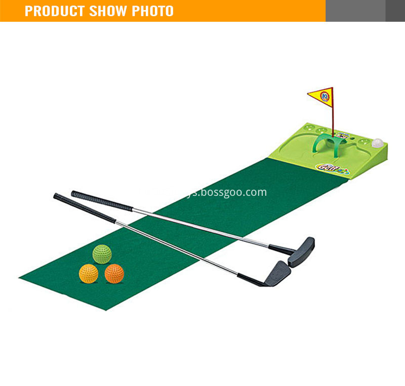 plastic golf toy set