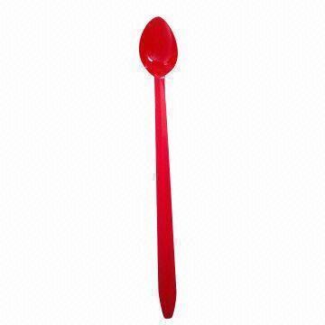 Plastic Soda Spoon with 8-inch Length