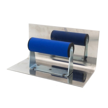 Stainless Steel Plastering Trowel with Soft Handle for Concrete Curb Edging