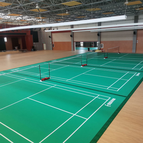 Opciones de alfombra de la corte de bádminton de la marca de enlaces para la entrega rápida