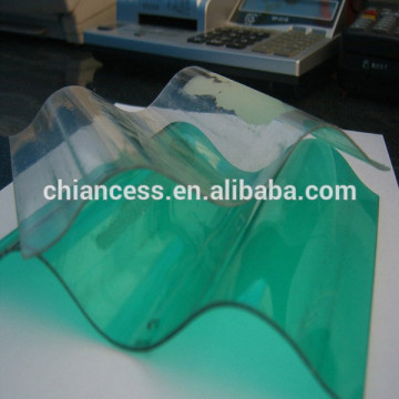 Round shape PC Wave Sheet Polycarbonate roofing corrugated tile