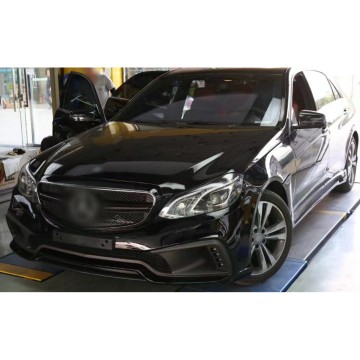 Wysokiej jakości zestaw zderzaków samochodowych dla Mercedes-Benz E-Klasa W212-2015+ (przód, tył, kratka, spódnice boczne)