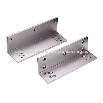 Magnetic Lock Z Brackets, for 350kg Mag Lock, Made of Aluminum Alloy