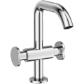 Bathroom double lever basin faucet