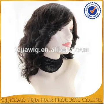 New short styles natural black skin top jewish kosher multidirectional human hair wigs