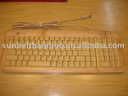 Bamboo keyboard Sun-001