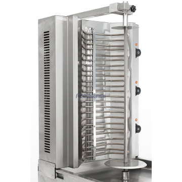เครื่องเคบับไฟฟ้า: ไก่งวงผู้บริจาคเคบับคั่ว, 3-burner AL Pastor Pastor Gyros BBQ ย่าง Shawarma Rotisserie