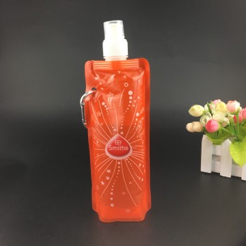 마시는 그라비아 인쇄 재활용 480ml 노즐 백