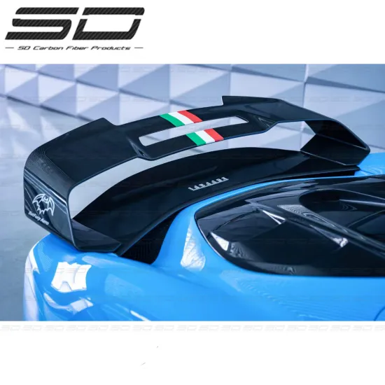 BatFury Aero Dry Carbon Fiber Spoiler for Ferrari 296 GTB