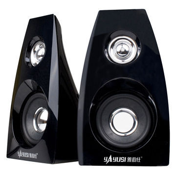 USB 2.0CH Computer Speakers, Smart with High Sound Quality