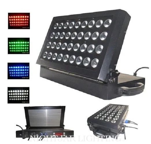 36 * 12w 4-in-1 Folding Led Wall Wash Light Sound Activated / Master-slave / Auto