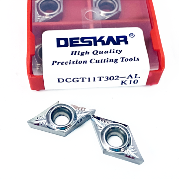 Alat Pusing DCGT11T302 Berkualiti Tinggi untuk Lathe CNC Aluminium