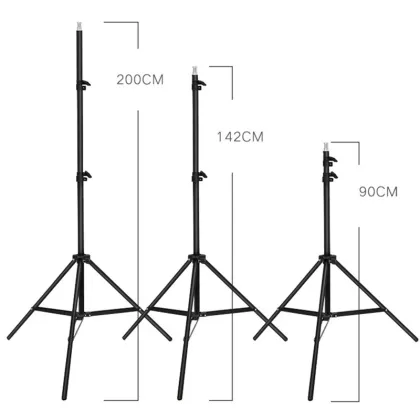 2M Light Stand Photo Studio Tripod for Photographic Lighting Accessories