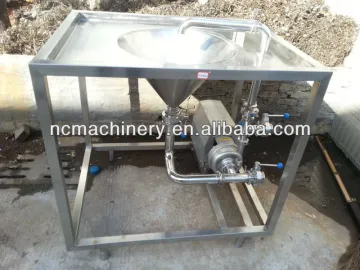 Vertical juice powder mixer