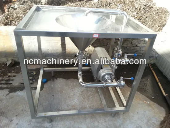 Vertical juice powder mixer