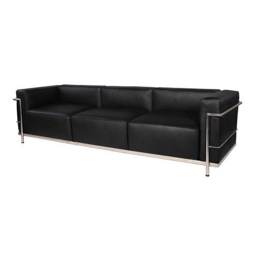 Le corbusier lc3 lederen sofa reproductie