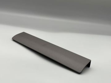 Black Aluminum Wardrobe Handle Profile