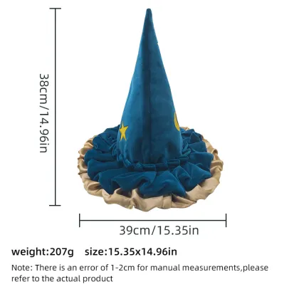 Wholesale Witch Hat Party Decorations - Blue Star Festival Hat