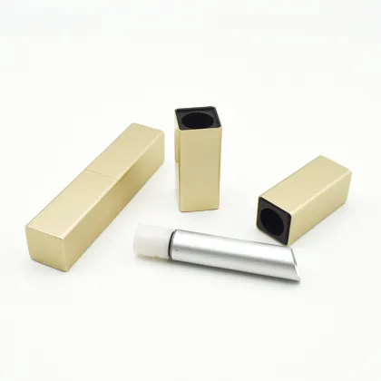 Custom Square Replaceable Magnet Lipstick Tubes with LOGO