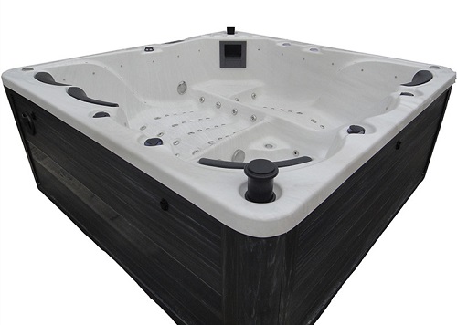 Outdoor Hot Tub with 153 Pcs Massage Jets