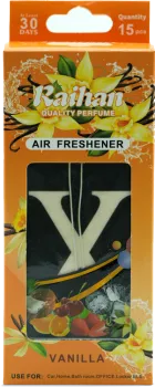 Natural Vanilla Hanging Air Freshener for Cars