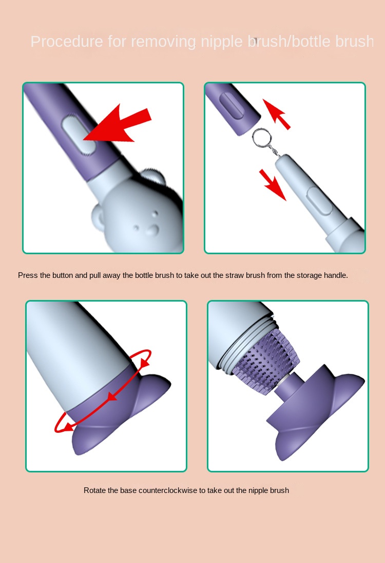 silicone bottle brush MFZ-BB004