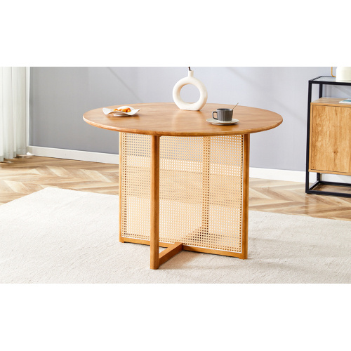 solid wood round table