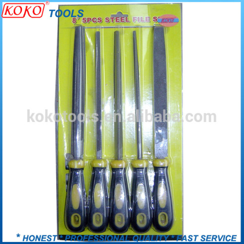 5pcs machinery steel files sets rotary card file