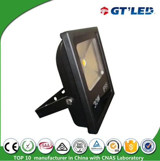 Slim design 120lm/w 20w led flood light cob high efficiency