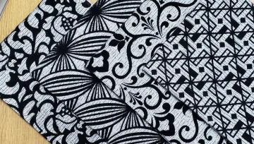 Polyester Small Mat and Flocking Sofa Upholstery Fabric