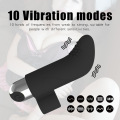 Mini brinquedo adulto com 10 vibrações de massagem nos dedos