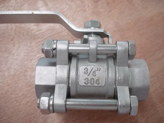 Smooth Opening And Closing 3pc Floating Ball Valve With High Performance