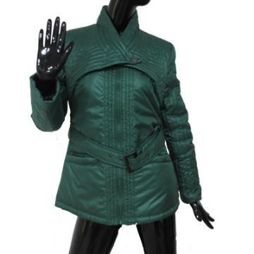 women\'s down jacket with waist belt